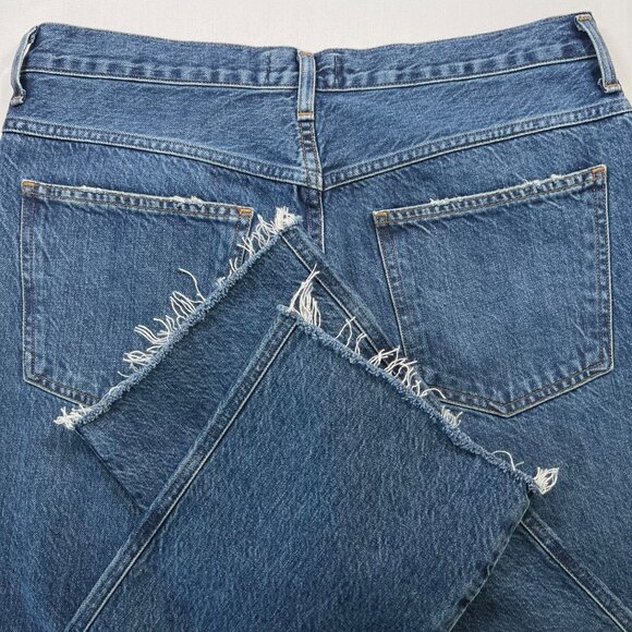 AGOLDE Pinch Waist High Rise Kick Jeans in Symbol Size 31 - Picture 13 of 13